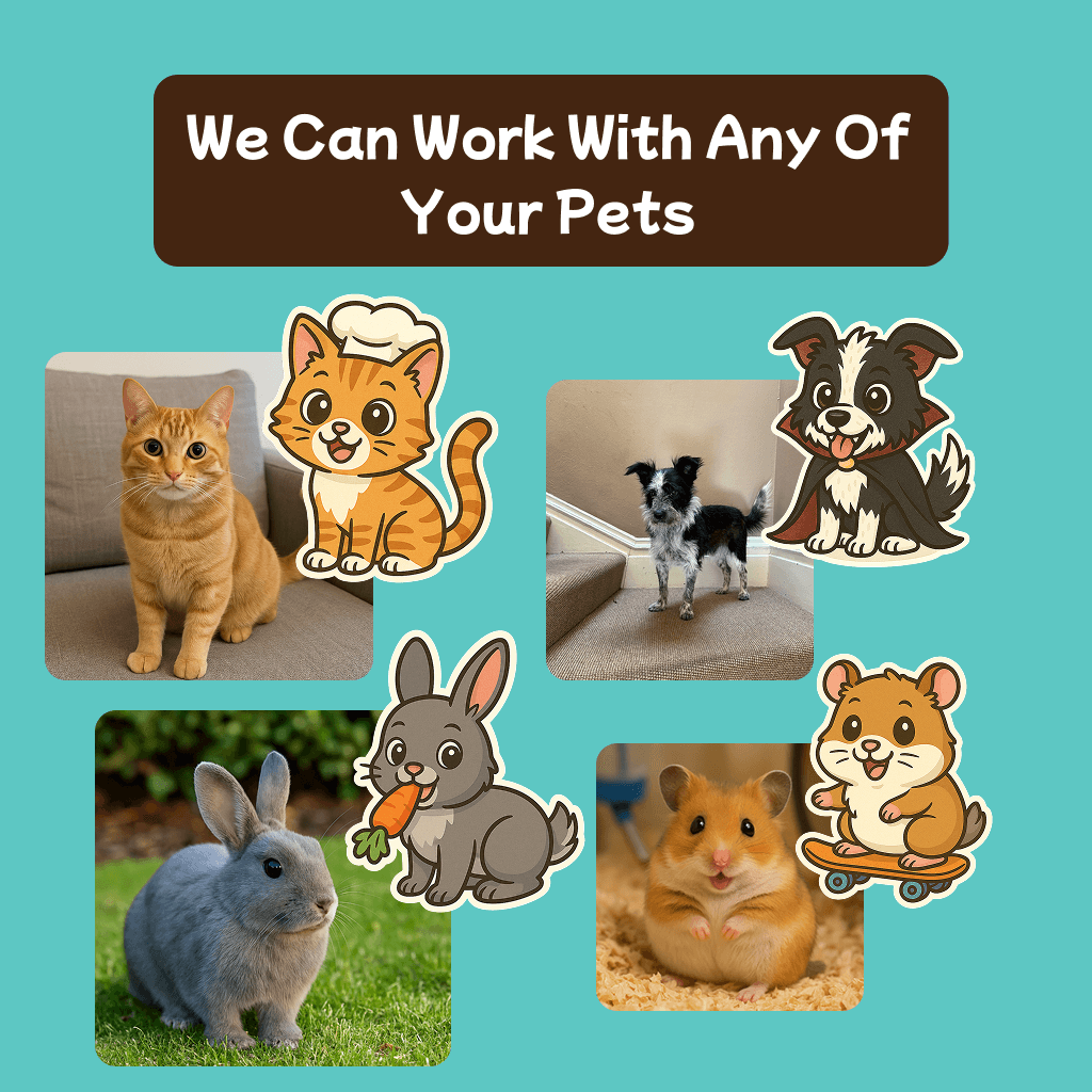 Variety Cartoon Pet Sticker